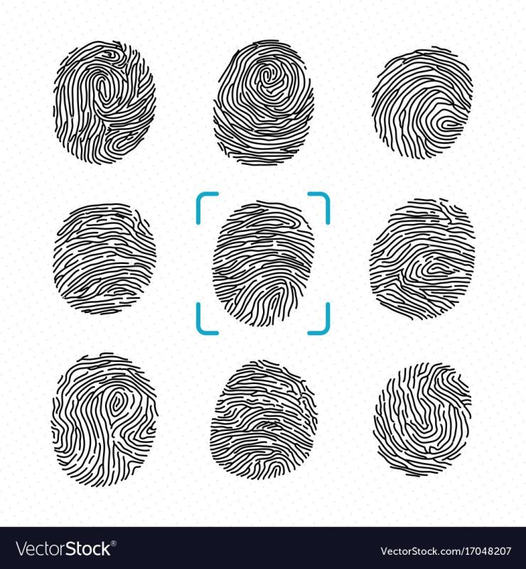 Найди одинаковые Отпечатки пальцев