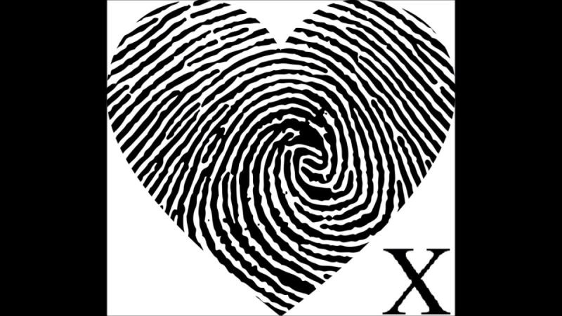 Сердечко отпечатками пальцев