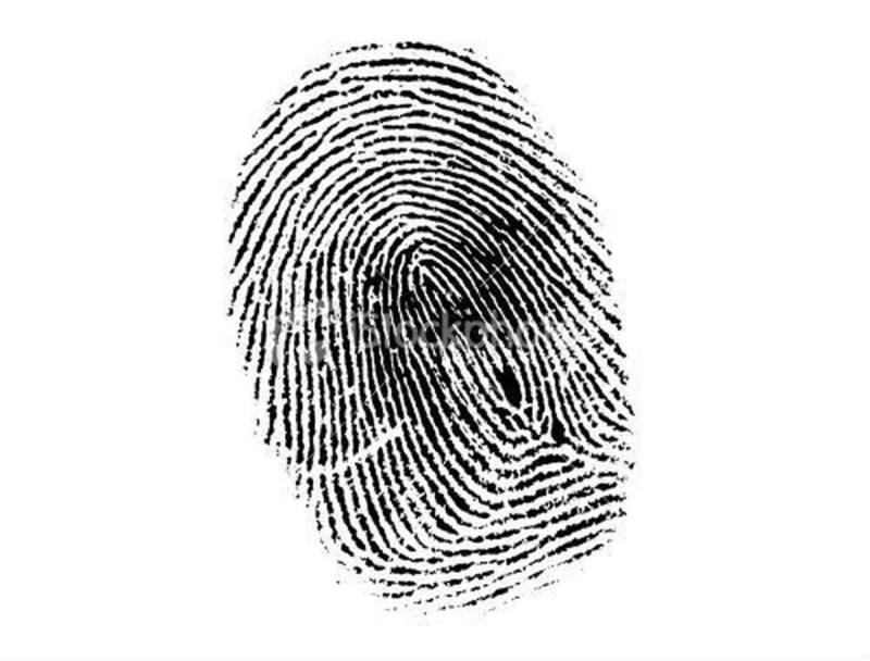 Фотообои отпечаток пальца