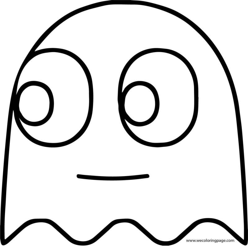 Пэкмэн раскраска