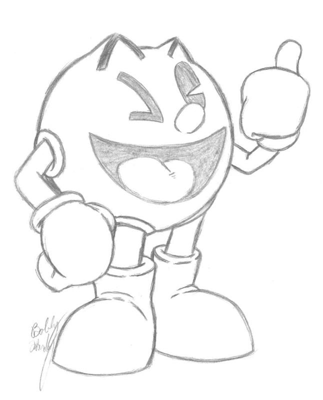 Пакман эскиз