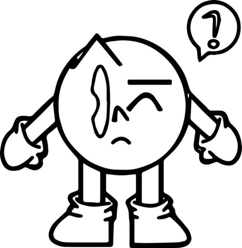 Пакман раскраска для детей