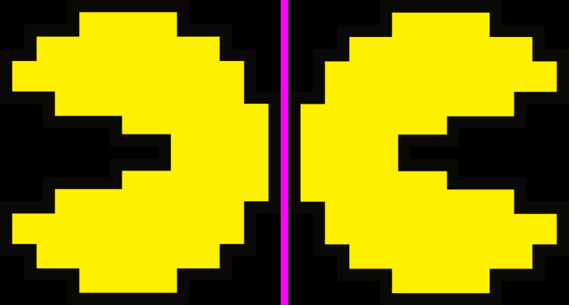 Pacman раскраска