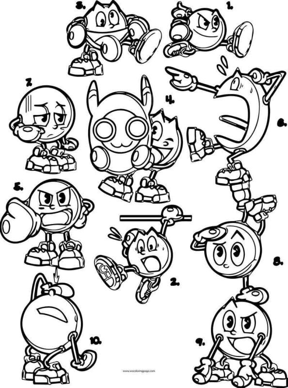 Пакман на бумаге