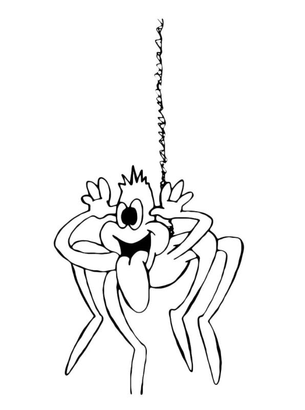 Паутина раскраска для детей