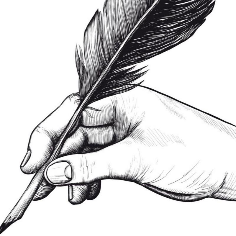 Писатель клипарт на прозрачном фоне