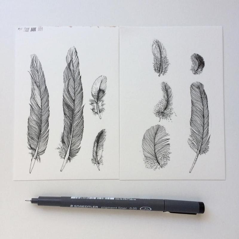 Перо линером