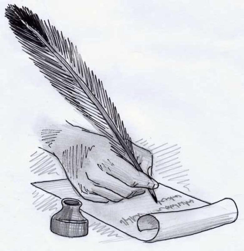 Ручка для рисования тушью