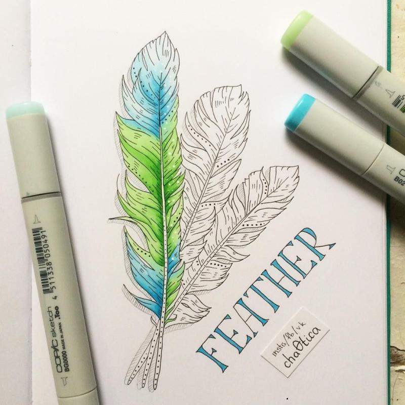 Скетчинг пером