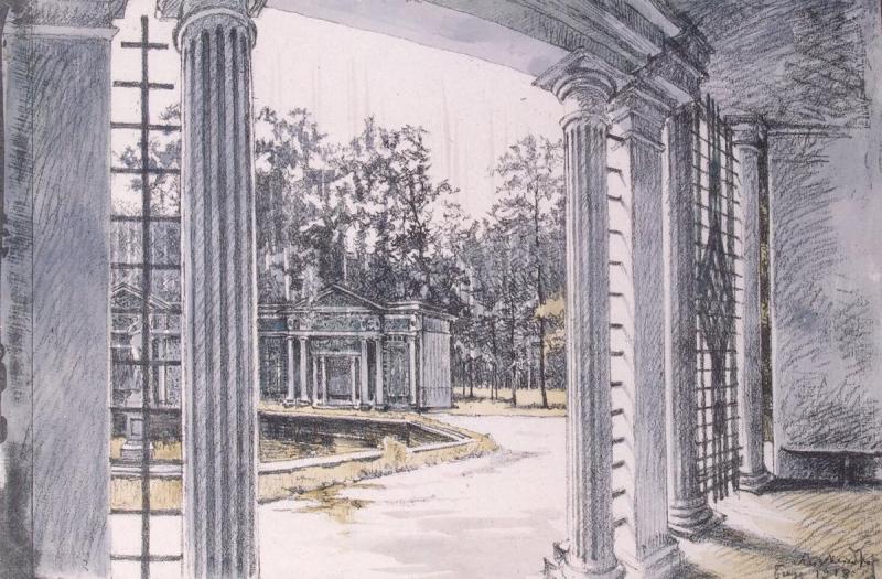 Живопись Петергоф Бенуа