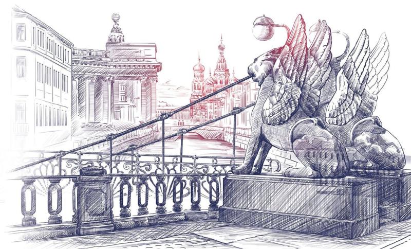 Петербург в графике