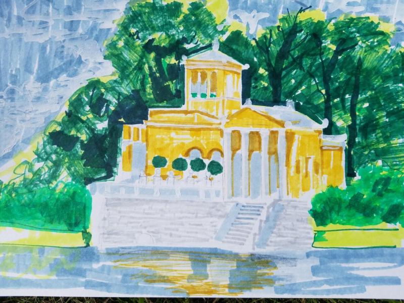 Исаакиевский собор в Санкт-Петербурге вектор