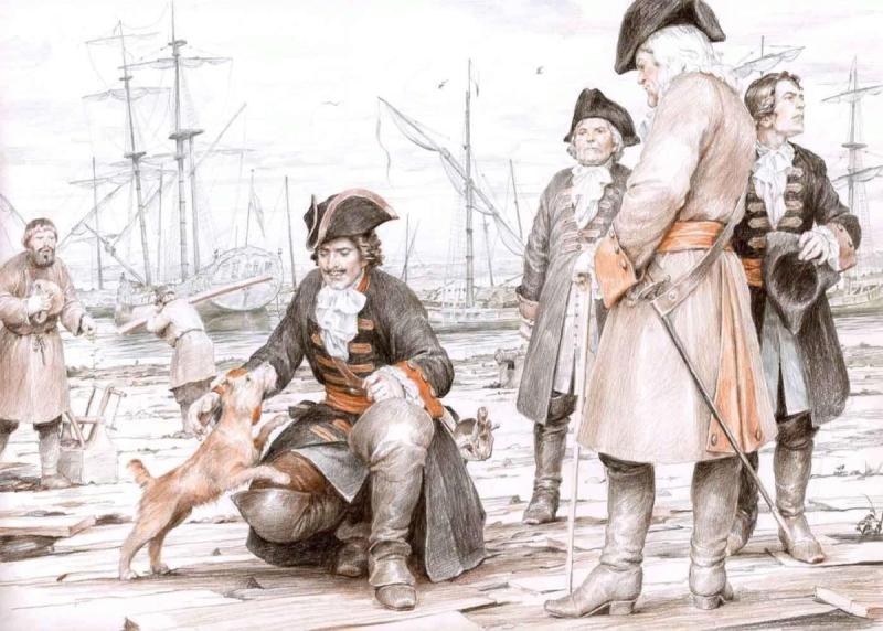 Денис Гордеев иллюстрации Петр 1