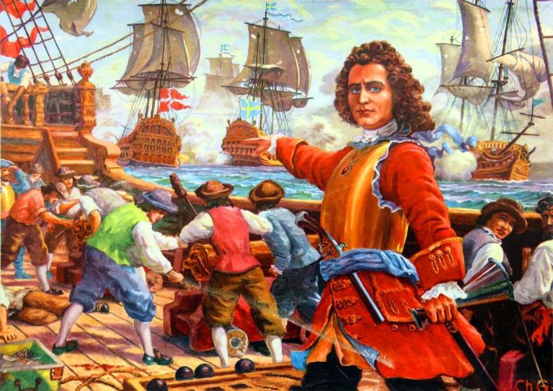Пётр 1 абордаж корабля