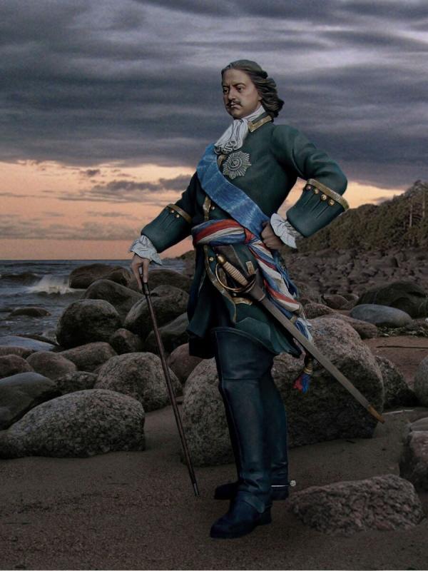 Петр 1 в полный рост