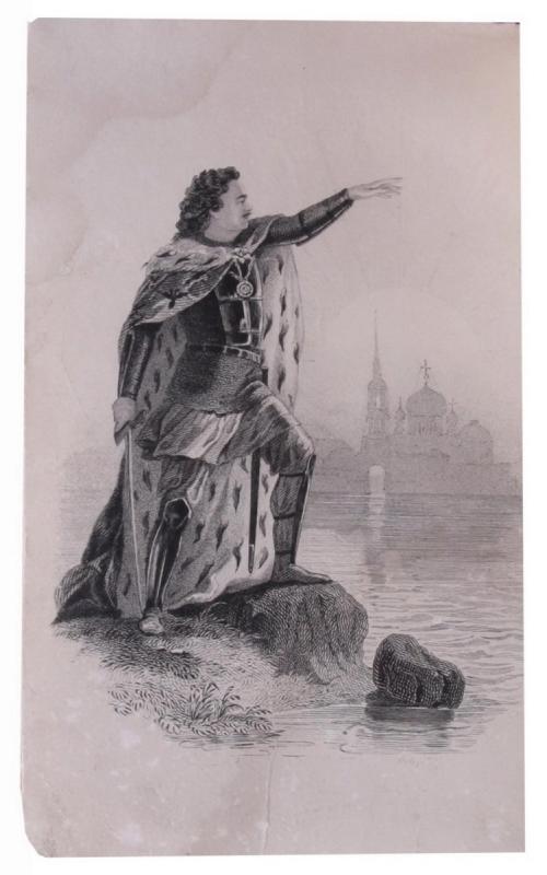 Петр первый указывает