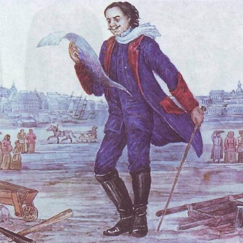 Петр 1 строительство Санкт-Петербурга