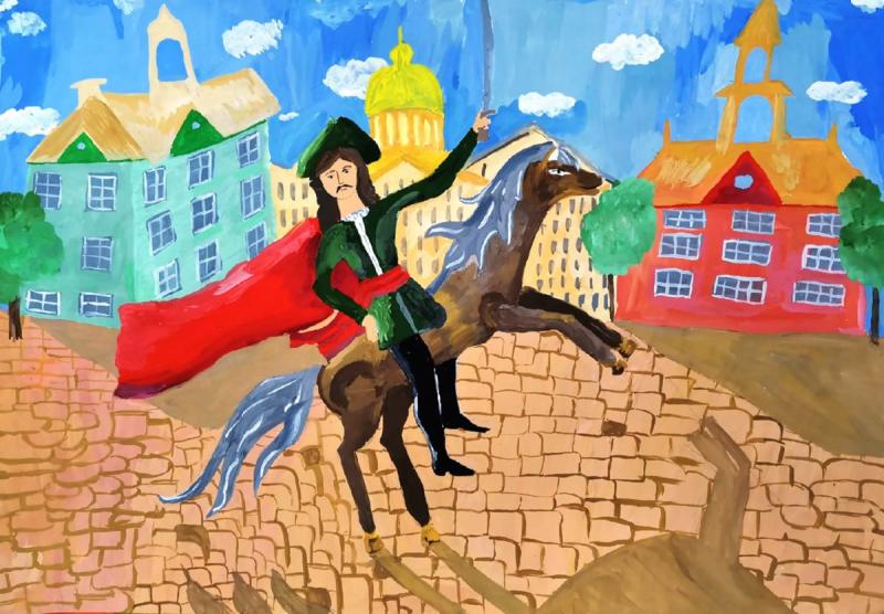 Петр первый картины для детей