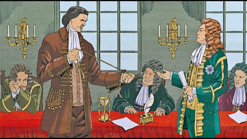 Петр первый и Ягужинский