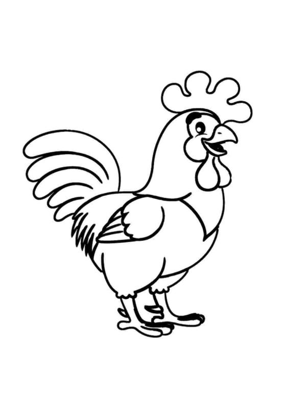 Индюк раскраска