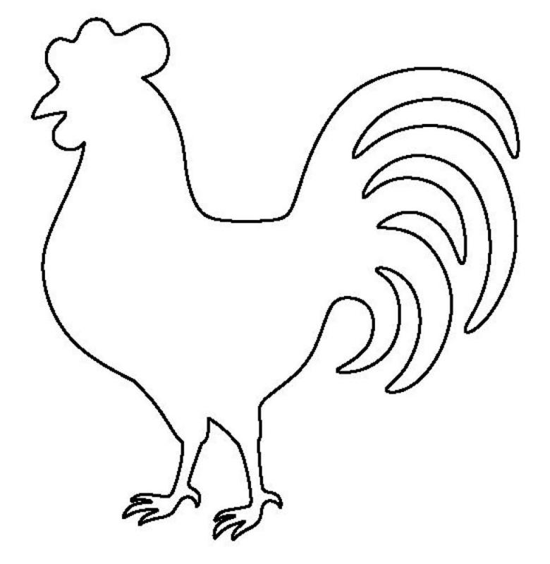 Поэтапное рисование петуха