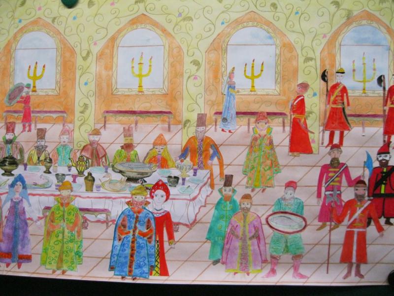 Царский пир в теремных палатах