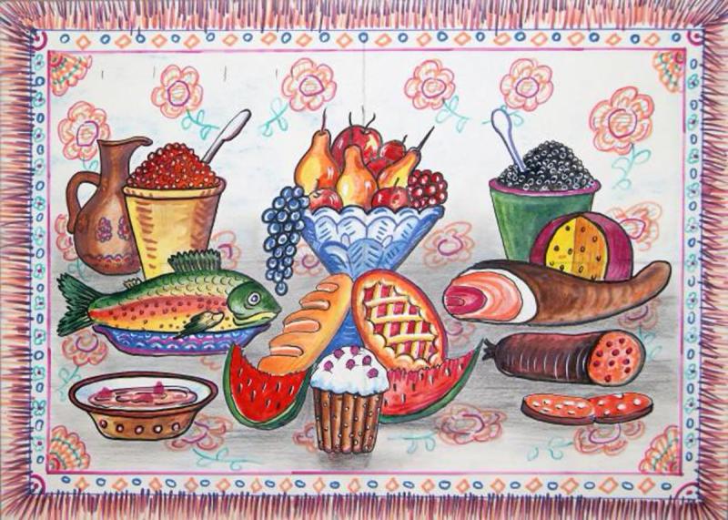 Сказочная скатерть-Самобранка