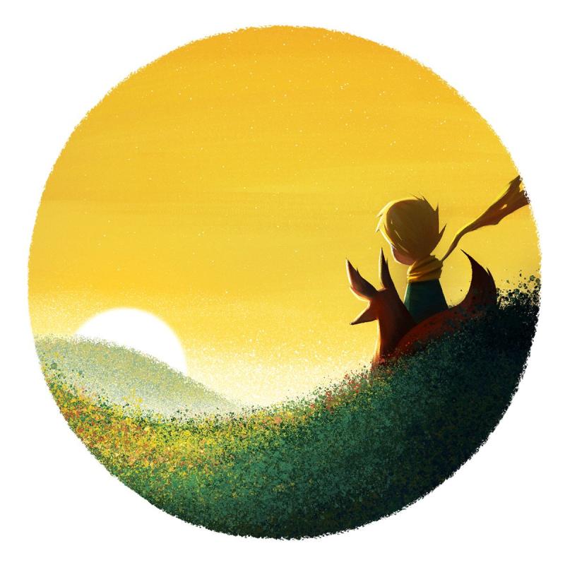 Экзюпери Планета фонарщика маленький принц