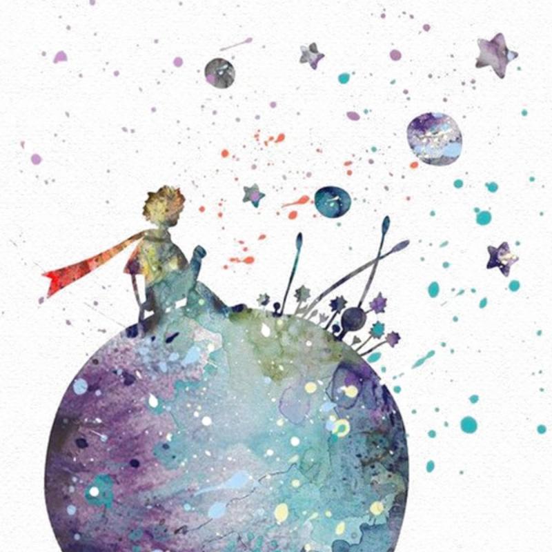 Экзюпери маленький принц иллюстрации планеты