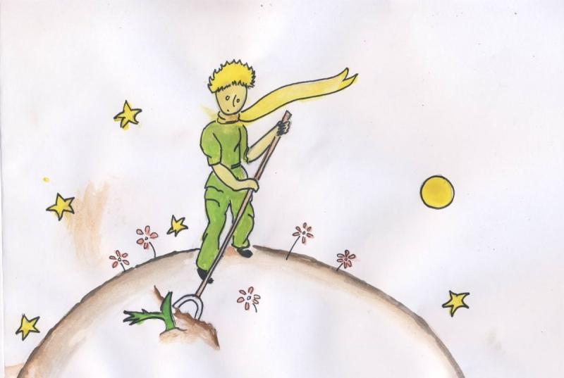 Планета маленького принца рисунок78