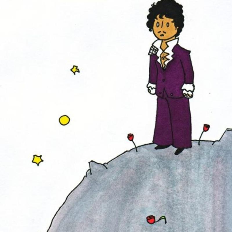 Сент-Экзюпери маленький принц рисунок