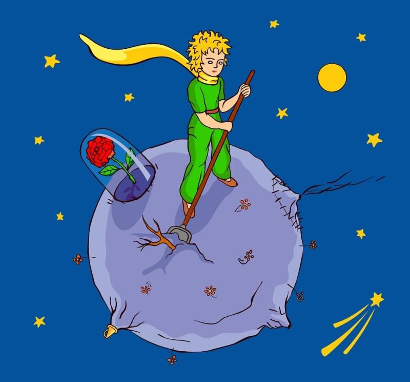 Маленький принц на комете