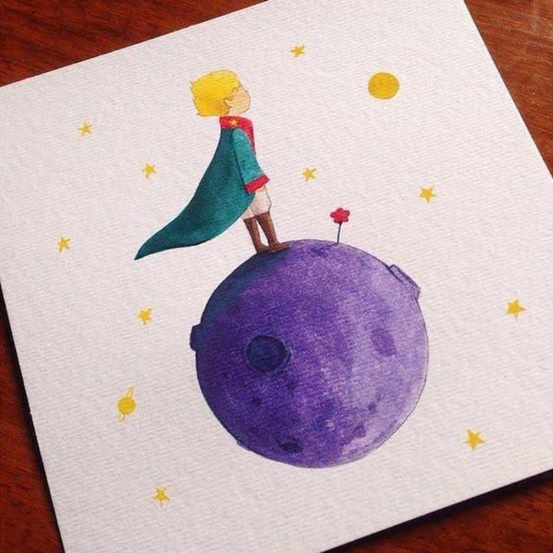 Антуан де сент-Экзюпери маленький принц иллюстрации