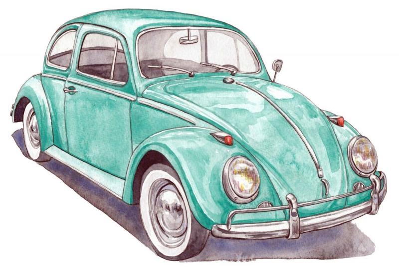 Контур машины сбоку