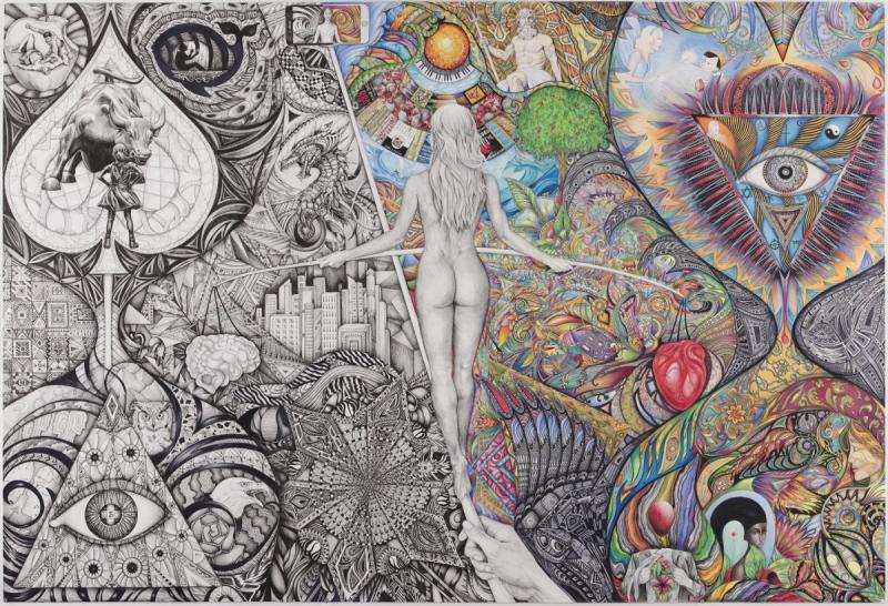 Психоделический череп