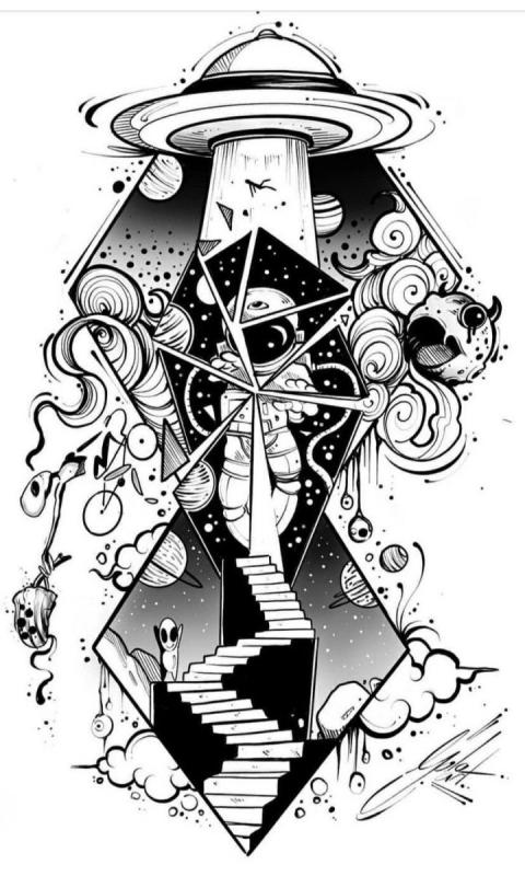 Много глаз эскиз