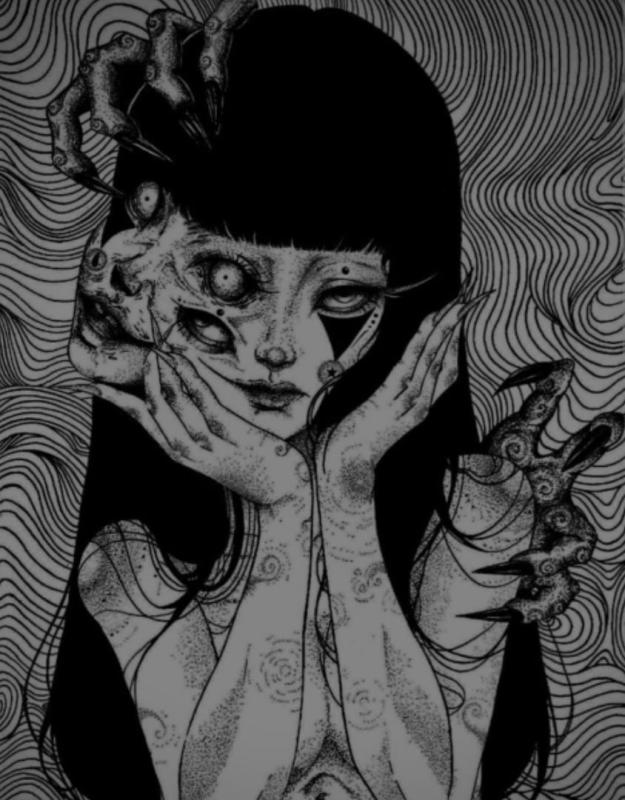 Рик и Морти тату чб