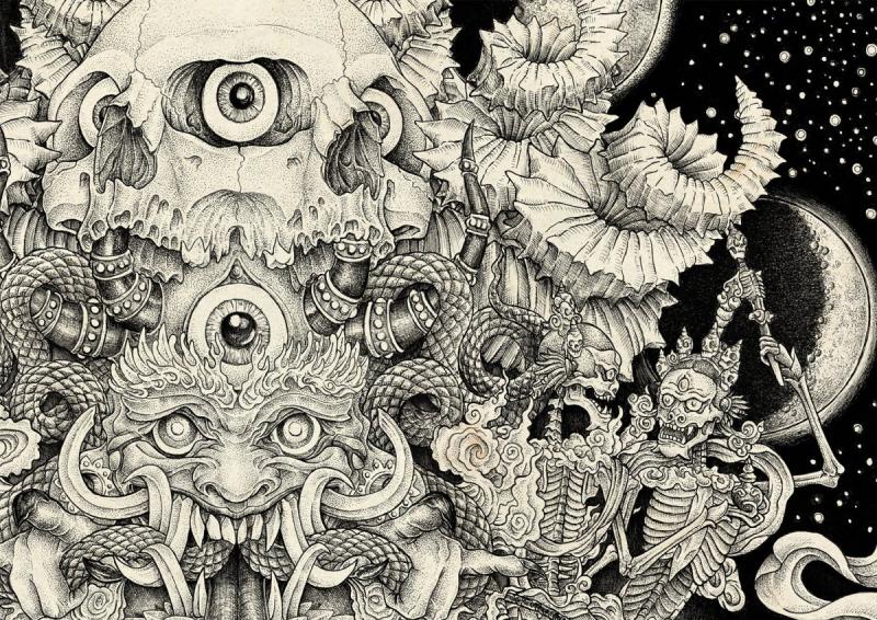 Психоделические рисунки карандашом