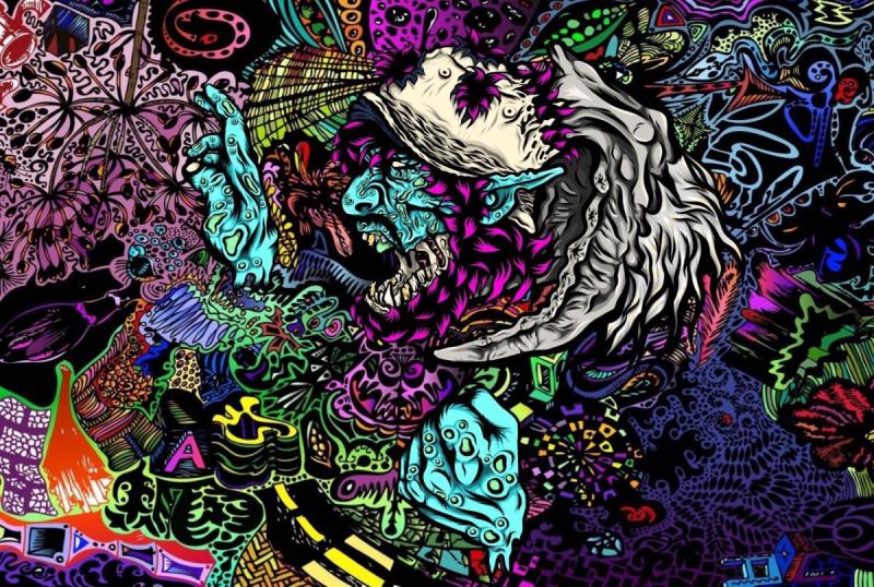 Психоделика череп