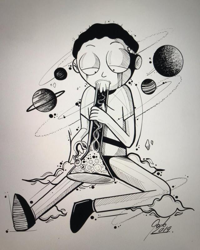 Психоделика карандашом