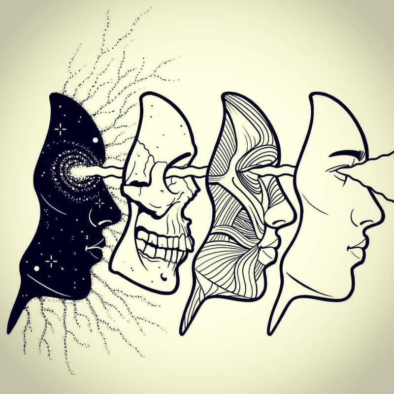 Тату психоделика эскизы