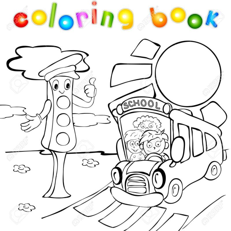 Раскраска ПДД