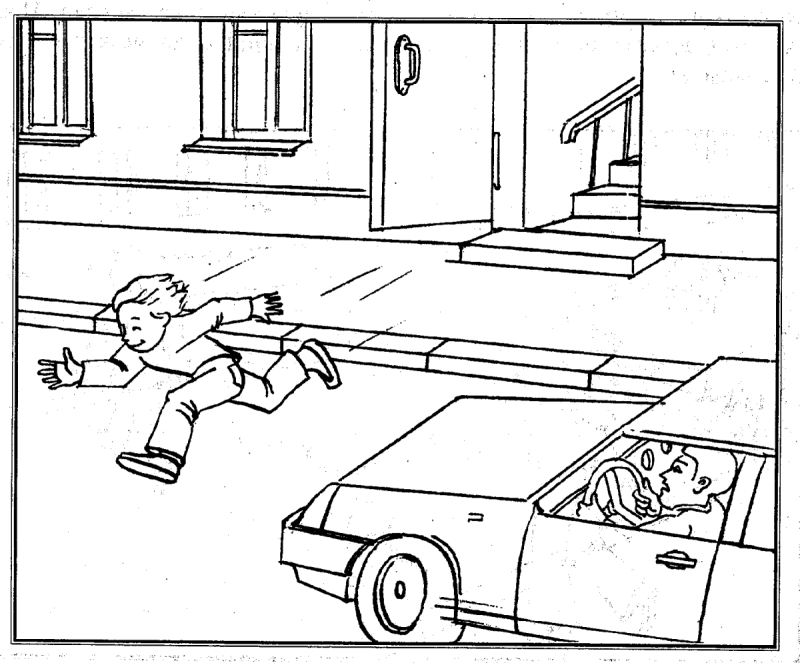 Раскраски по ПДД для водителей