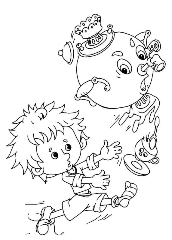 Радуга раскраска для детей