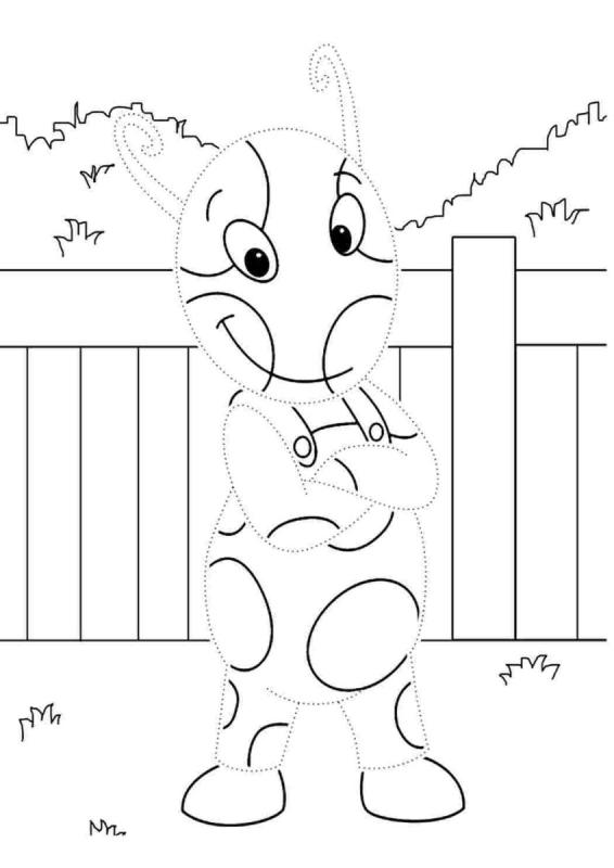 Воспитатель раскраска для детей