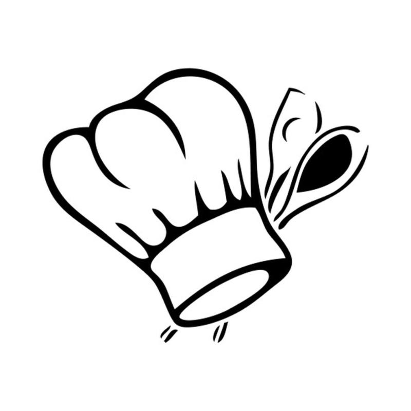 Векторная шапка повара