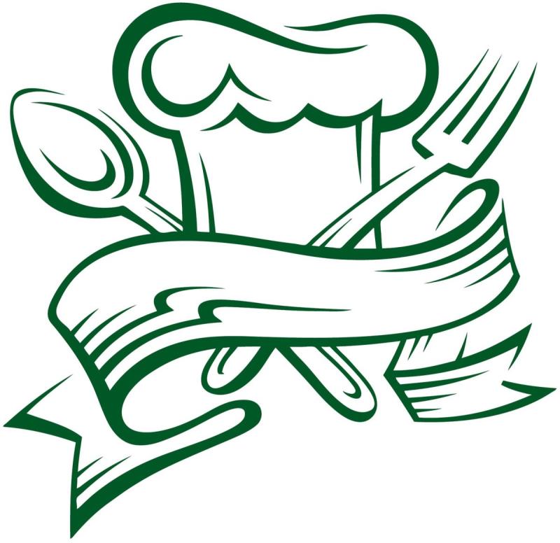 Графичный рисунок колпака повара