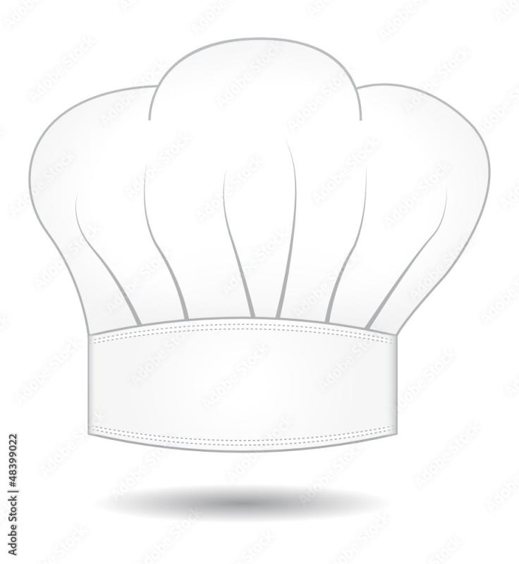 Поварской колпак шаблон