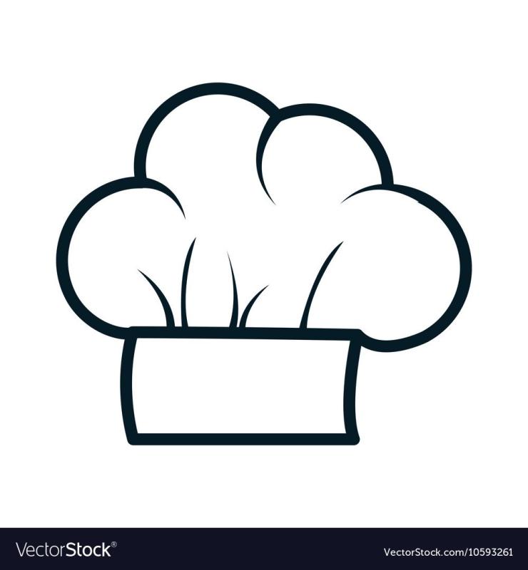 Трафарет повара на кухне