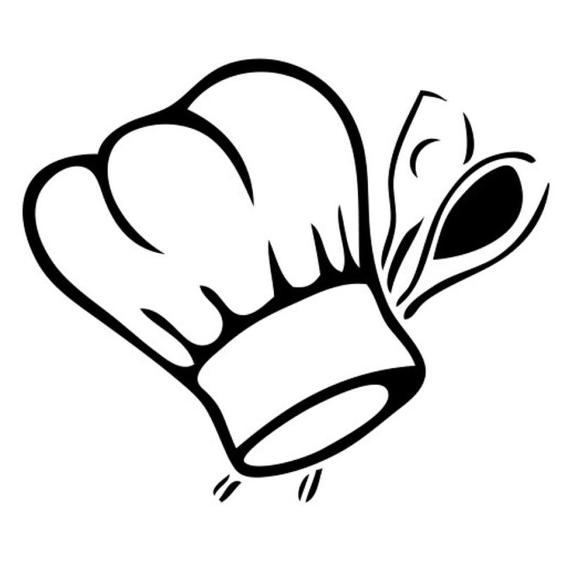 Поварской колпак нарисованный